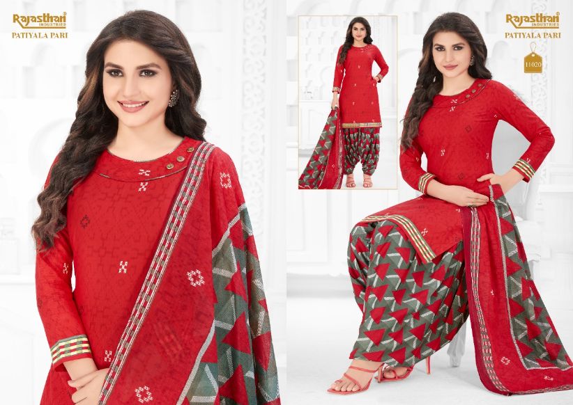 Rajasthan Patiyala Pari 11 Designer Regular Wear Printed Cotton Dress Material